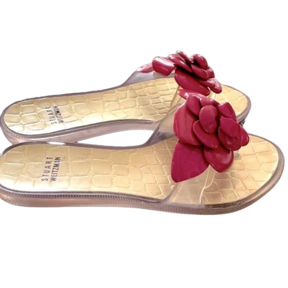 STUART WEITZMAN🌺Bloom Jelly Sandals - Picture 2 of 8